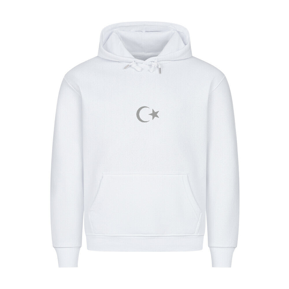 Pelagia Libyen Hoodie aus weichem Stoff, mit Kapuze und Kängurutaschen, in dunkler Farbe, bequemes Design für kalte Tage.