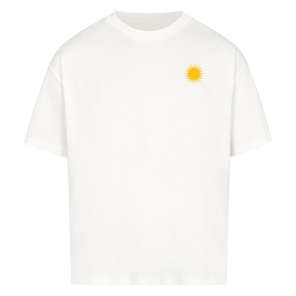 Pelagia Oversized T-Shirt mit Kurdistan-Print, weiches Baumwollshirt für Damen, casual und bequem, modischer Look