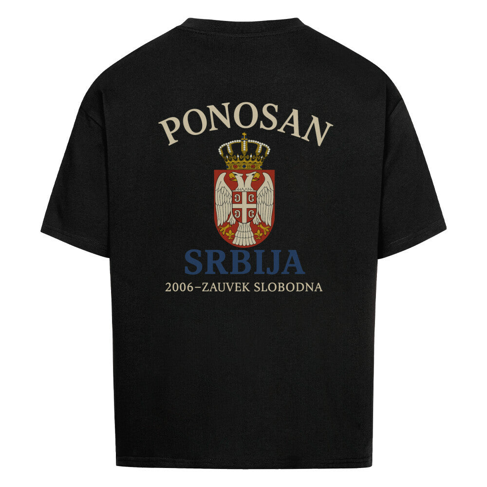 Weißes Oversized-T-Shirt von MarketPrint mit Herz-Srben-Motiv, bequemes T-Shirt im Casual-Stil, perfekt für Alltag und Freizeit.