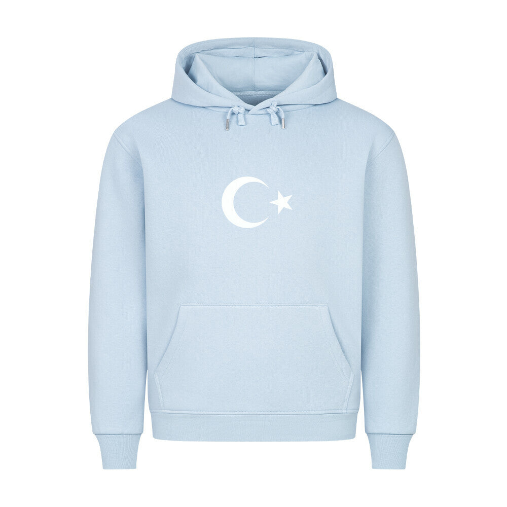 Grauer Pelasgia Hoodie mit Türkei-Design aus weichem Material, bequem und stylisch für Alltag und Freizeit.