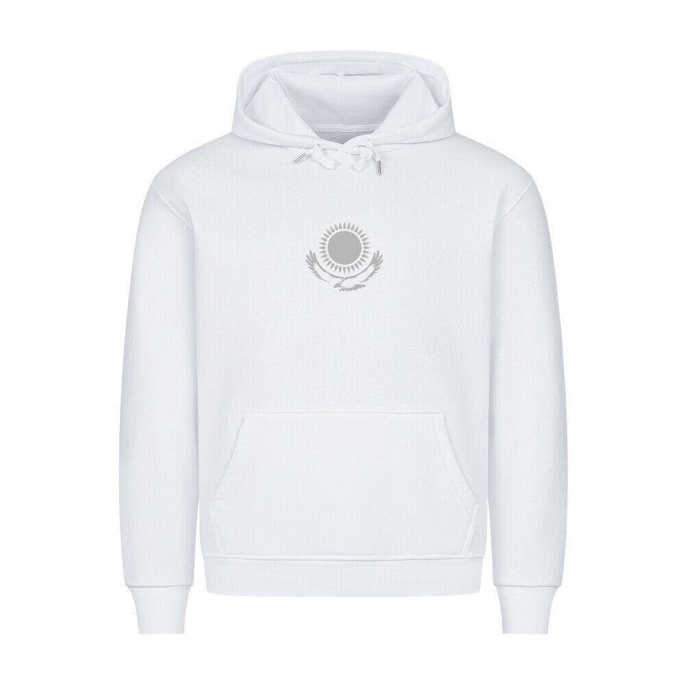 Pelasia Kasachstan Hoodie, bequemer Pullover mit Kasachstan-Design, aus weicher Baumwolle, für Damen und Herren.