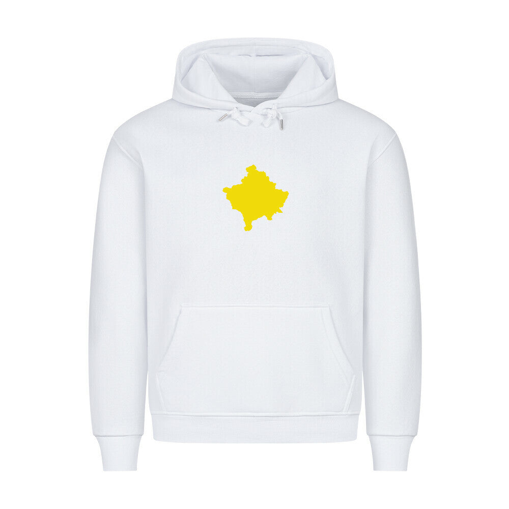 Graue Pelasgia Kosovo Hoodie aus weichem Material mit Kapuze und Kängurutasche, bequem und stilvoll für kalte Tage