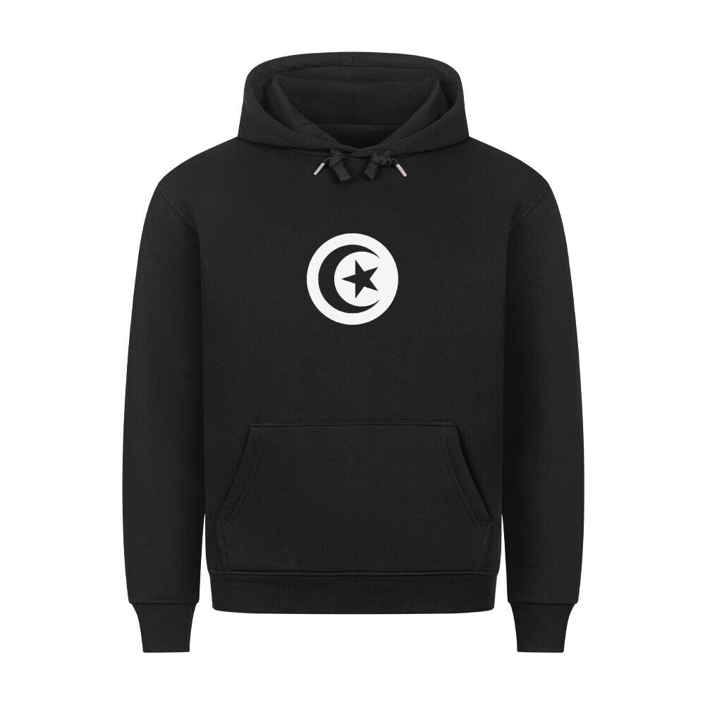 Bequemer MarketPrint Hoodie mit Tunesien-Design, weiches Material und entspannter Passform, ideal für kalte Tage.