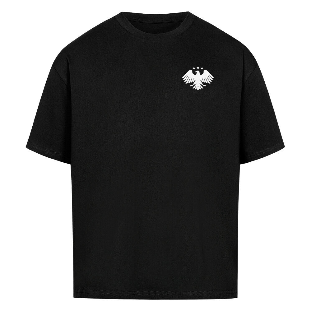 Pelagia Oversized T-Shirt mit Syrien-Design, bequemes weiches Baumwollshirt für Damen, auffälliges Streetwear-Top
