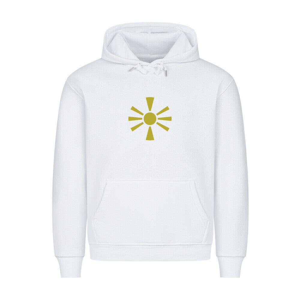 Grauer Pelasgia Hoodie mit Mazedonien-Design, weiches Material, bequemes Sweatshirt für Alltag und Freizeit.