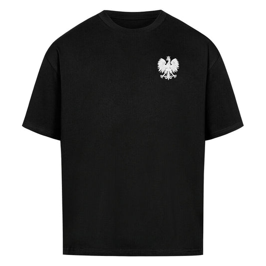 Polen Oversized T-Shirt von Pelasgia, weiches Baumwollshirt mit Polen-Print, lockere Passform, ideal für lässigen Streetstyle.