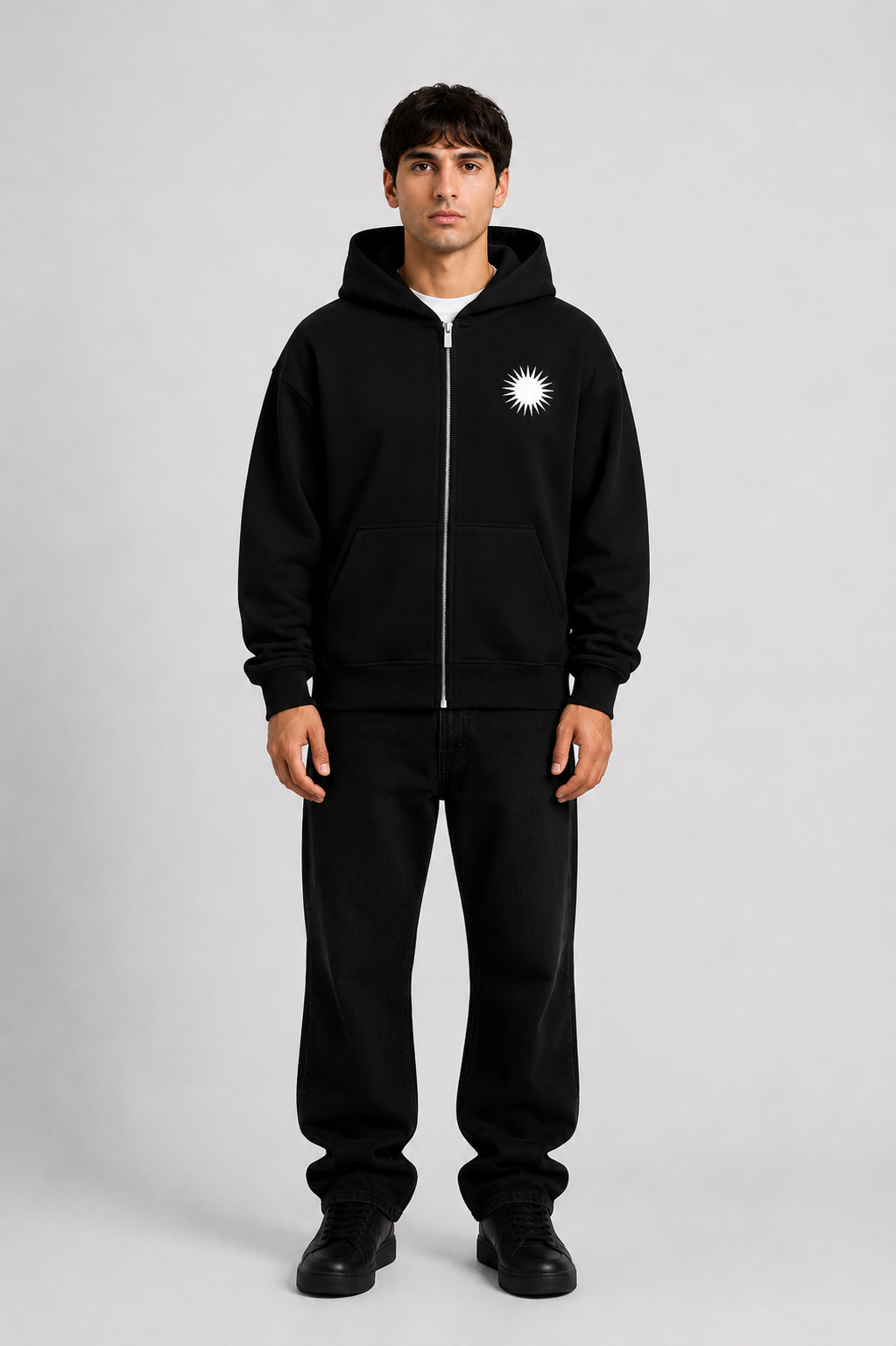 Kurdistan Zip-Hoodie von MarketPrint, bequemer Hoodie mit Reißverschluss, weiches Material, ideal für lässige Outfits