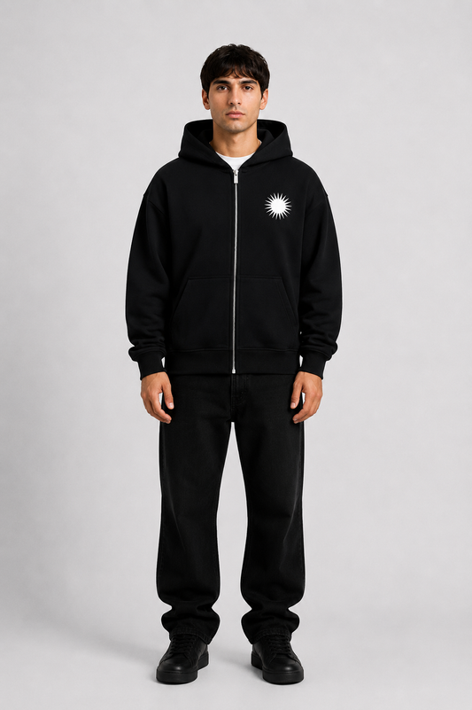 Kurdistan Zip-Hoodie von MarketPrint, bequemer Hoodie mit Reißverschluss, weiches Material, ideal für lässige Outfits